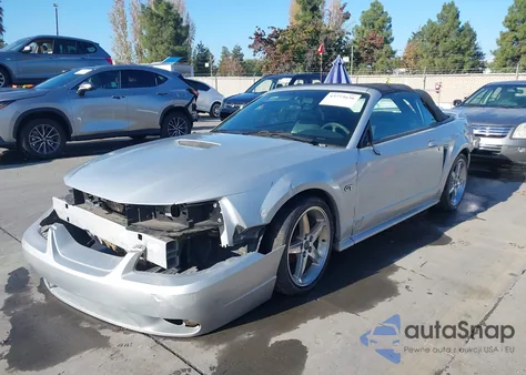 2000 Ford Mustang Gt из США, поврежденный, VIN 1FAFP45X5YF256393